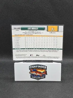 2026 Topps Chrome Autographs Oakland Athletics RC Auto Luis Morales #RA-LMO - Baseball Card Single