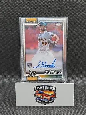 2026 Topps Chrome Autographs Oakland Athletics RC Auto Luis Morales #RA-LMO - Baseball Card Single