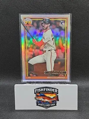 2026 Topps Chrome Baseball Bryce Eldridge 75th Refractor #91CB-30 Giants RC - Baseball Card Single
