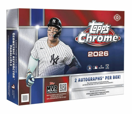 2026 Topps Chrome Baseball Delight Box | Columbia Sports Cards - Baseball Card Box