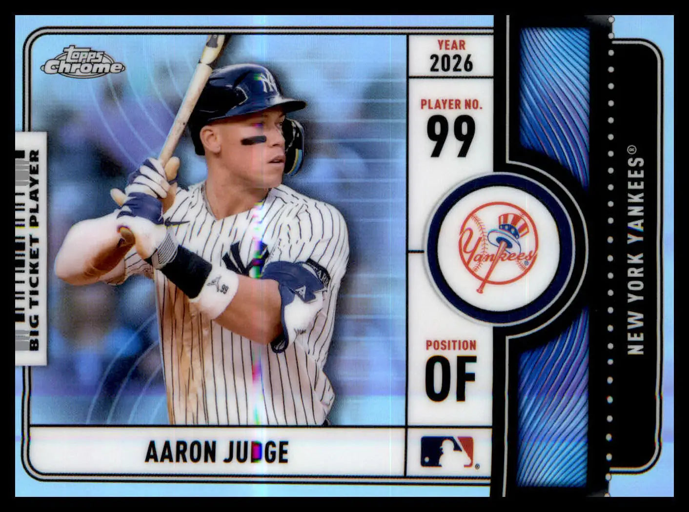 2026 Topps Chrome Big Ticket Players #BTP-18 Aaron Judge - Baseball Card Single