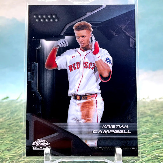 2026 Topps Chrome Black Kristian Campbell #167 Red Sox - Baseball Card Single