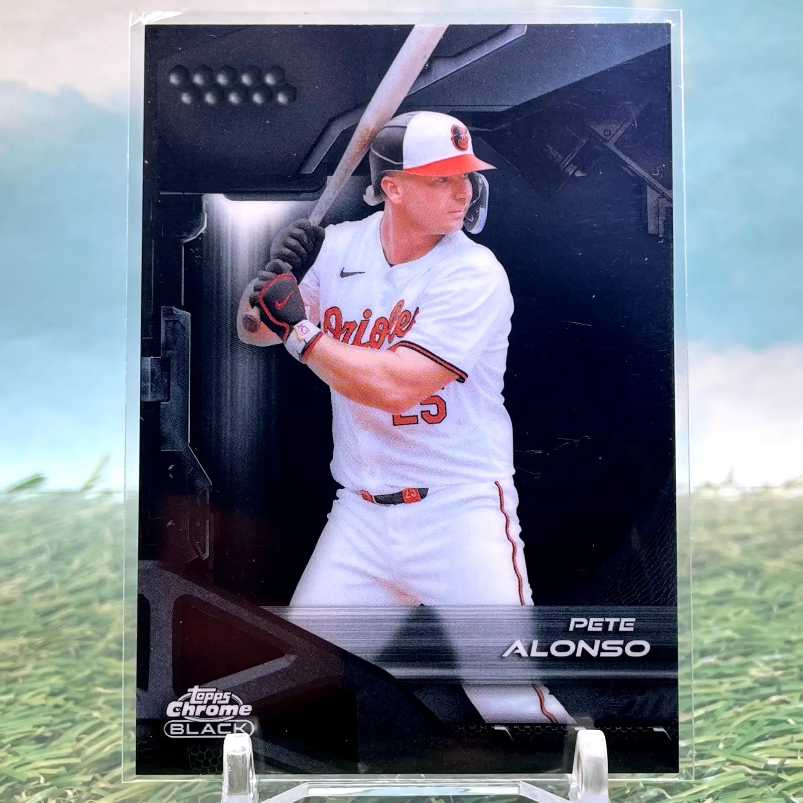 2026 Topps Chrome Black Pete Alonso Base #18 Baltimore Orioles - Baseball Card Single
