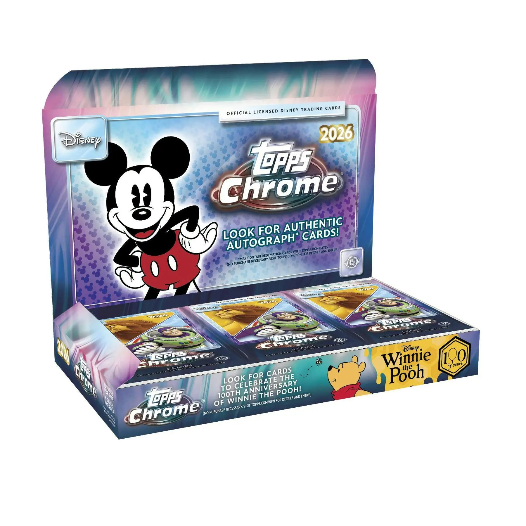 2026 Topps Chrome Disney Hobby Box | Columbia Sports Cards - Disney Card Box
