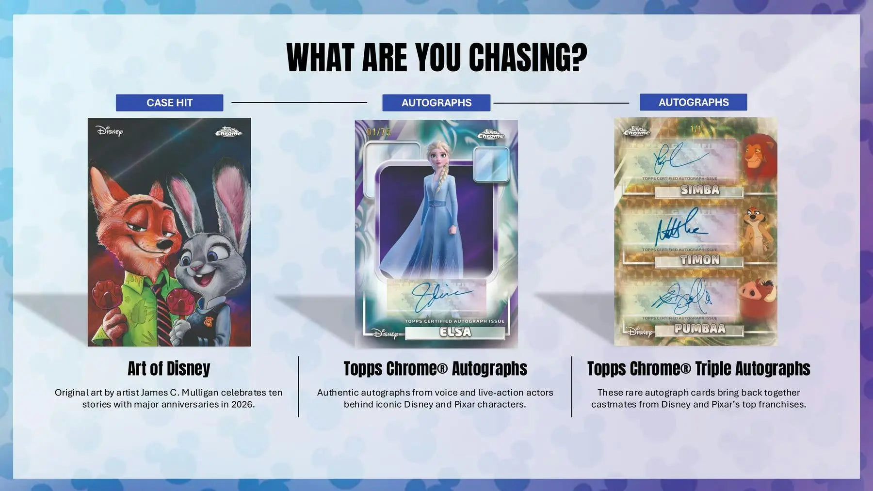 2026 Topps Chrome Disney Hobby Box | Columbia Sports Cards - Disney Card Box