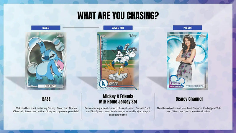 2026 Topps Chrome Disney Hobby Box | Columbia Sports Cards - Disney Card Box