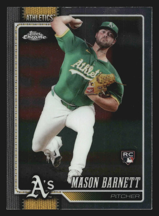 2026 Topps Chrome Mason Barnett #22 Athletics RC - Baseball Card Single