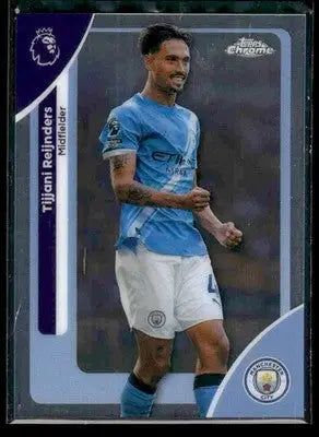2026 Topps Chrome Premier League Tijjani Reijnders #122 Manchester City
