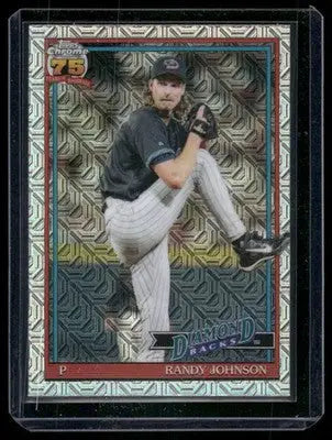 2026 Topps Chrome Randy Johnson #91C-77 Silver Mojo Baseball - Baseball Card Single