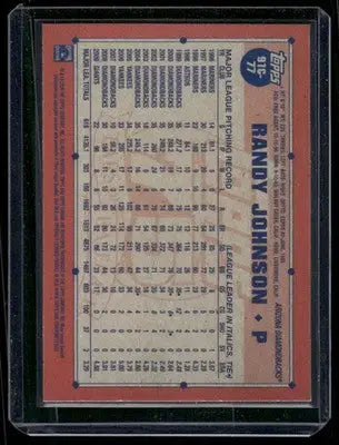 2026 Topps Chrome Randy Johnson #91C-77 Silver Mojo Baseball - Baseball Card Single