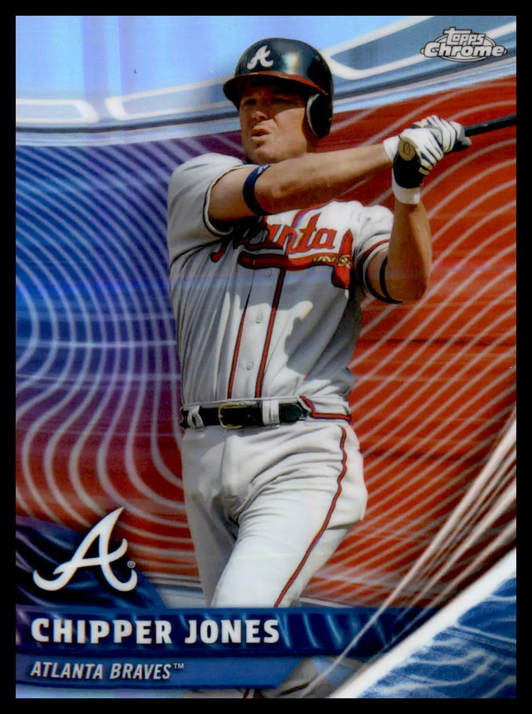 2026 Topps Chrome Chrome Rivals Away #RVA-14 Chipper Jones - Baseball Card Single