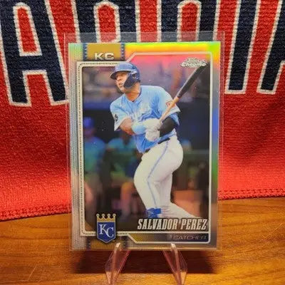 2026 Topps Chrome Salvador Perez Refractor #283 Kansas City Royals - Baseball Card Single