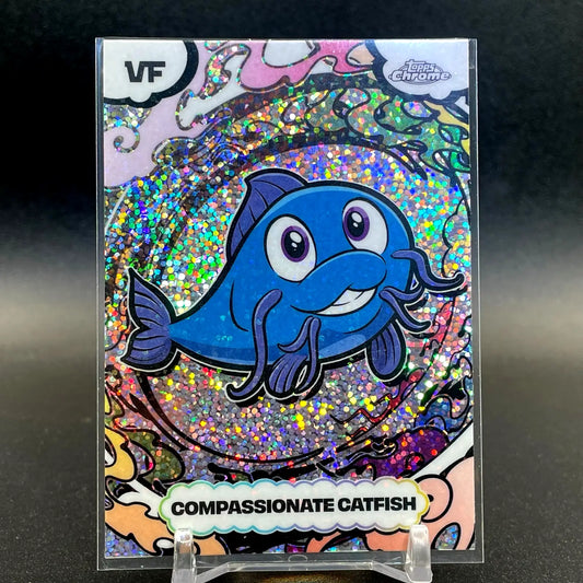 2026 Topps Chrome VeeFriends Compassionate Catfish Manga Speckle CG79 - Non-Sports Card Single