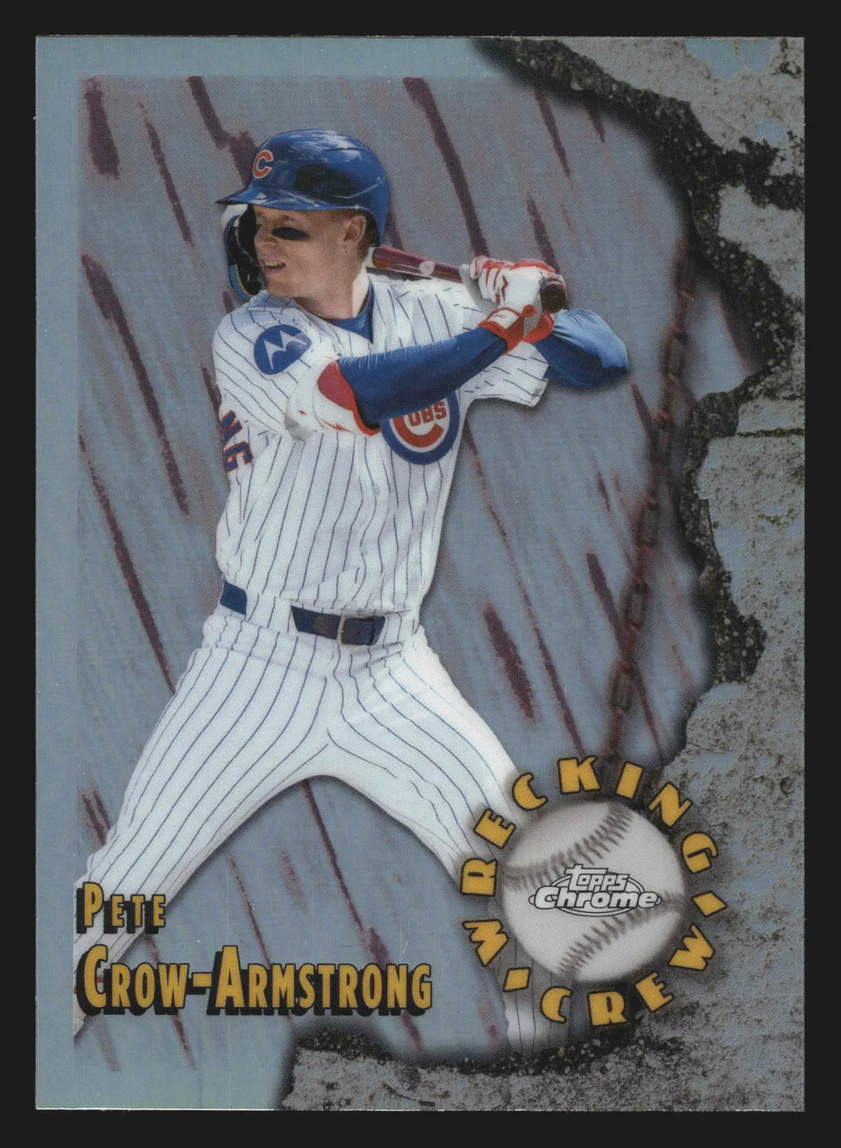 2026 Topps Chrome Wrecking Crew Pete Crow-Armstrong #WC-7 Cubs - Baseball Card Single
