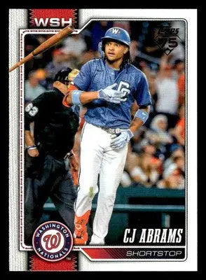 2026 Topps CJ Abrams #152 Washington Nationals - Baseball Card Single