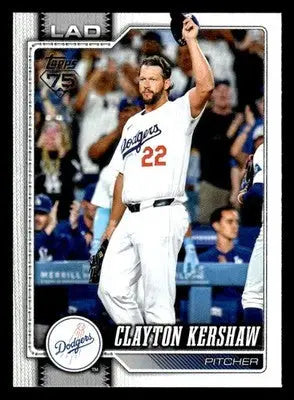2026 Topps Clayton Kershaw #22 Los Angeles Dodgers - Baseball Card Single