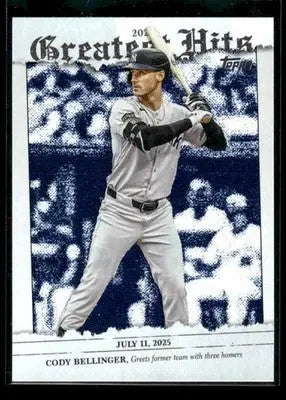 2026 Topps Cody Bellinger #GH-15 2025 Greatest Hits New York Yankees - Baseball Card Single