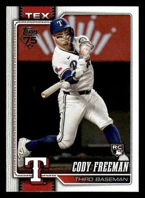 2026 Topps Cody Freeman #224 RC Texas Rangers - Baseball Card Single