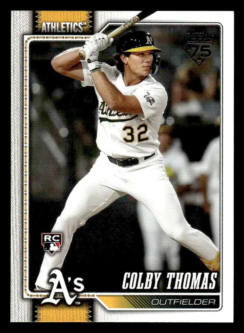 2026 Topps Colby Thomas #213 RC Athletics