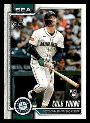 2026 Topps Cole Young #129 RC Seattle Mariners - Baseball Card Single