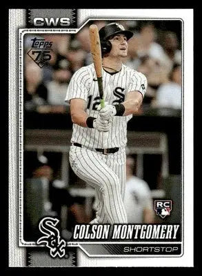 2026 Topps Colson Montgomery #157 RC Chicago White Sox - Baseball Card Single