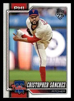 2026 Topps Cristopher Sánchez #325 Philadelphia Phillies - Baseball Card Single