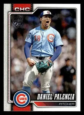 2026 Topps Daniel Palencia #158 Chicago Cubs - Baseball Card Single