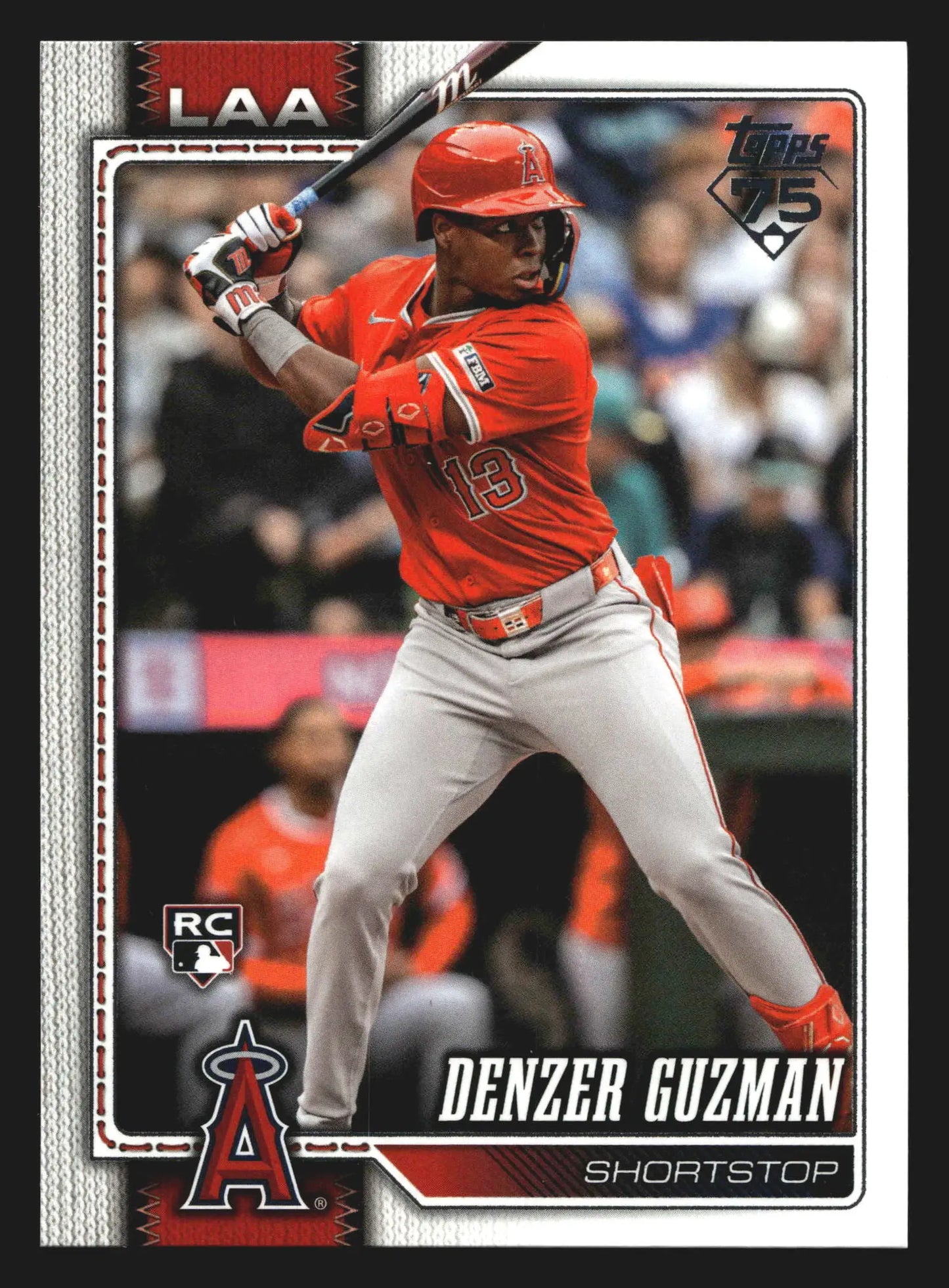 2026 Topps Denzer Guzman #435 Los Angeles Angels RC - Baseball Card Single