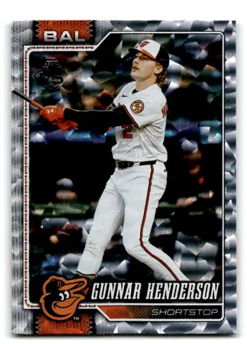 2026 Topps Diamante Foil #46 Gunnar Henderson NM-MT Orioles ID:81702 - Baseball Card Single