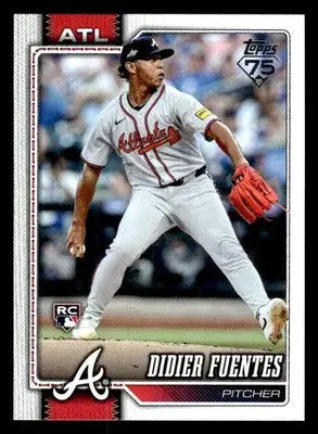 2026 Topps Didier Fuentes #243 RC Atlanta Braves - Baseball Card Single