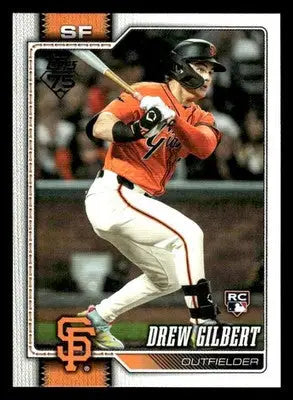 2026 Topps Drew Gilbert #155 RC San Francisco Giants - Baseball Card Single