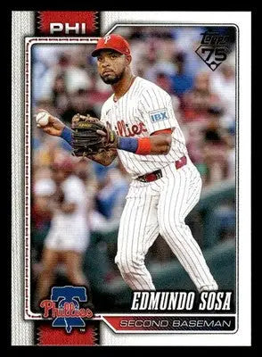 2026 Topps Edmundo Sosa #289 Philadelphia Phillies - Baseball Card Single
