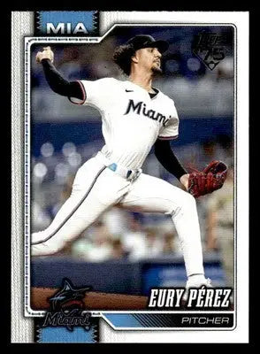 2026 Topps Eury Pérez #285 Miami Marlins - Baseball Card Single