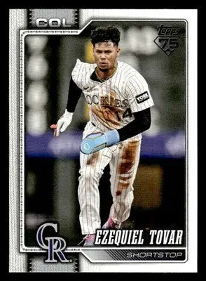 2026 Topps Ezequiel Tovar #136 Colorado Rockies - Baseball Card Single