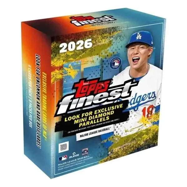 2026 Topps Finest Baseball Mega Box - Baseball Card Box