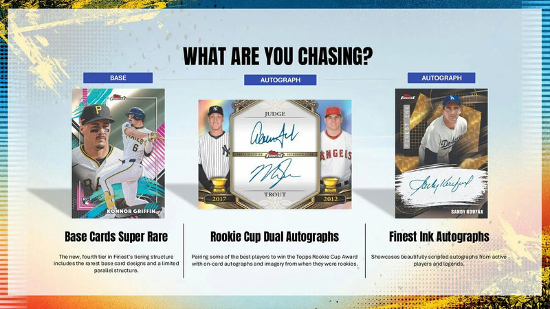 2026 Topps Finest Baseball Mega Box | Columbia Sports Cards - Sports Card Hobby Boxes