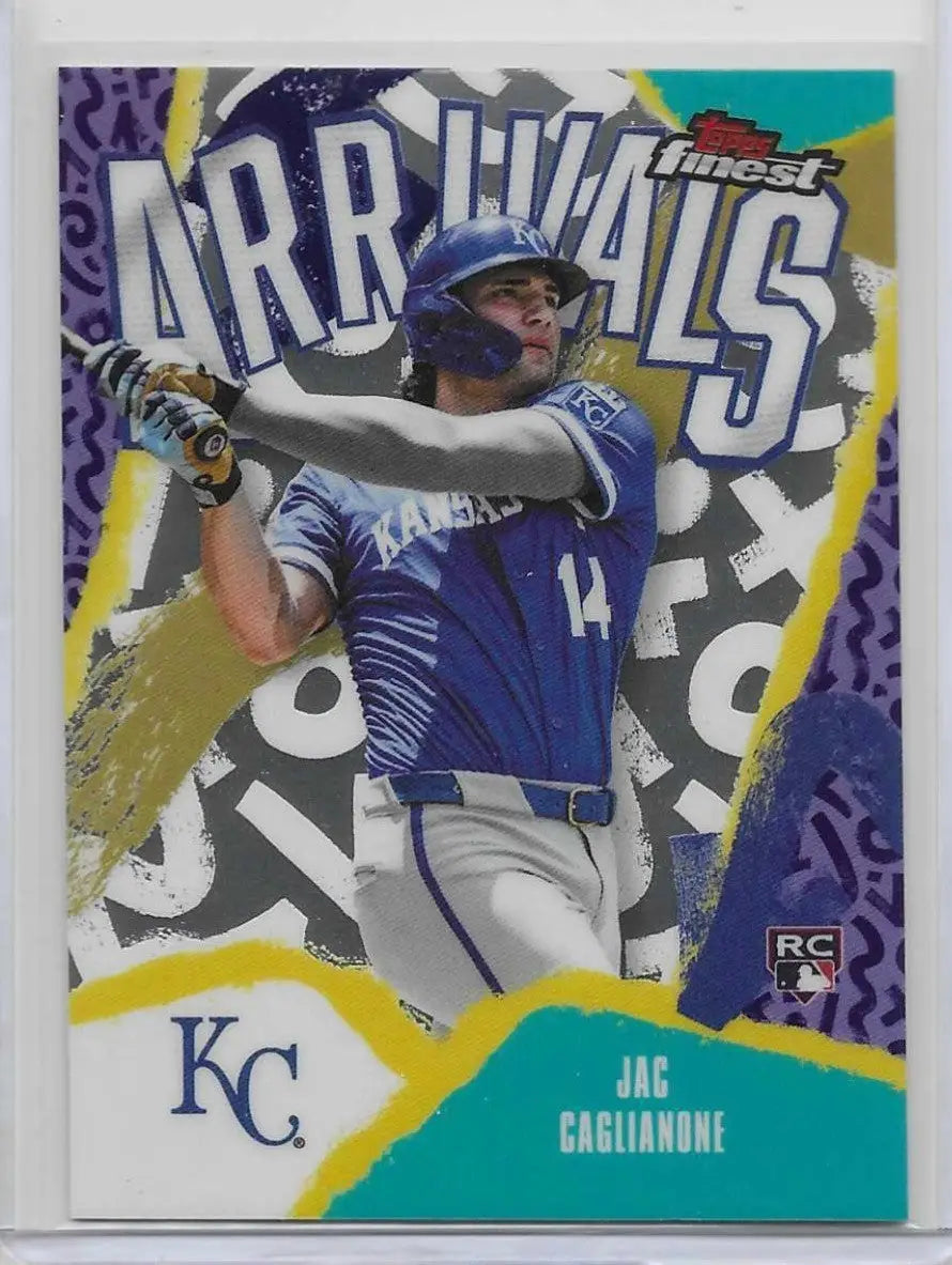 2026 Topps Finest Jac Cagianone Arrivals RC #A-1 Royals (1418) - Baseball Card Single