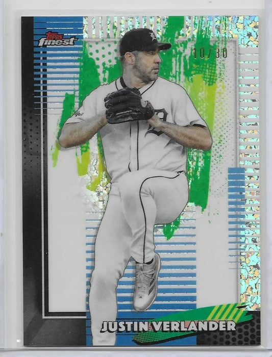 2026 Topps Finest Justin Verlander /30 Mini Diamond (1409) - Baseball Card Single