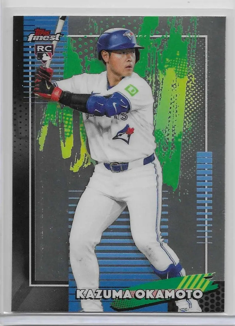 2026 Topps Finest Kazuma Okamoto RC #34 Base Toronto Blue Jays Rookie (1402)