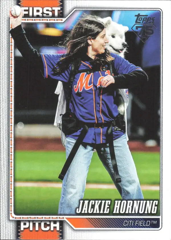 2026 Topps First Pitch #FP-7 Jackie Hornung NM-MT Mets ID:81716 - Baseball Card Single
