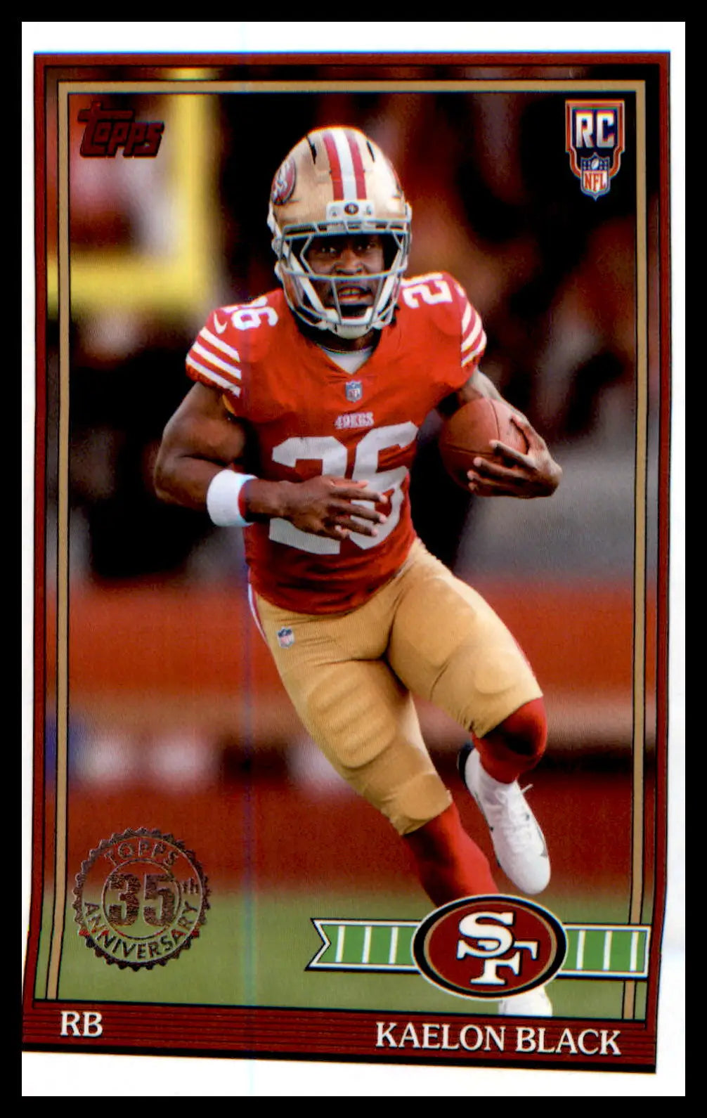 2026 Topps Flagship 1991 Topps Flagship Football Rookies #91TR-33 Kaelon Black - Football Card Single