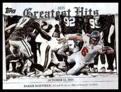 2026 Topps Flagship 2025 Greatest Hits #25GH-BM Baker Mayfield