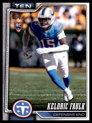 2026 Topps Flagship #344 Keldric Faulk RC RC - Football Card Single