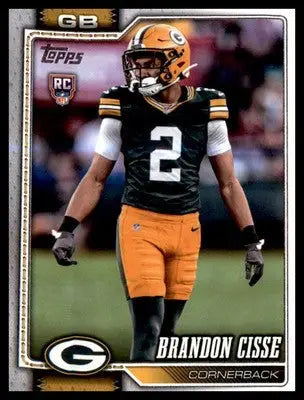 2026 Topps Flagship #375 Brandon Cisse RC RC - Football Card Single