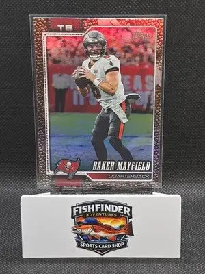 2026 Topps Flagship Baker Mayfield Leather #190 Buccaneers - Football Card Single