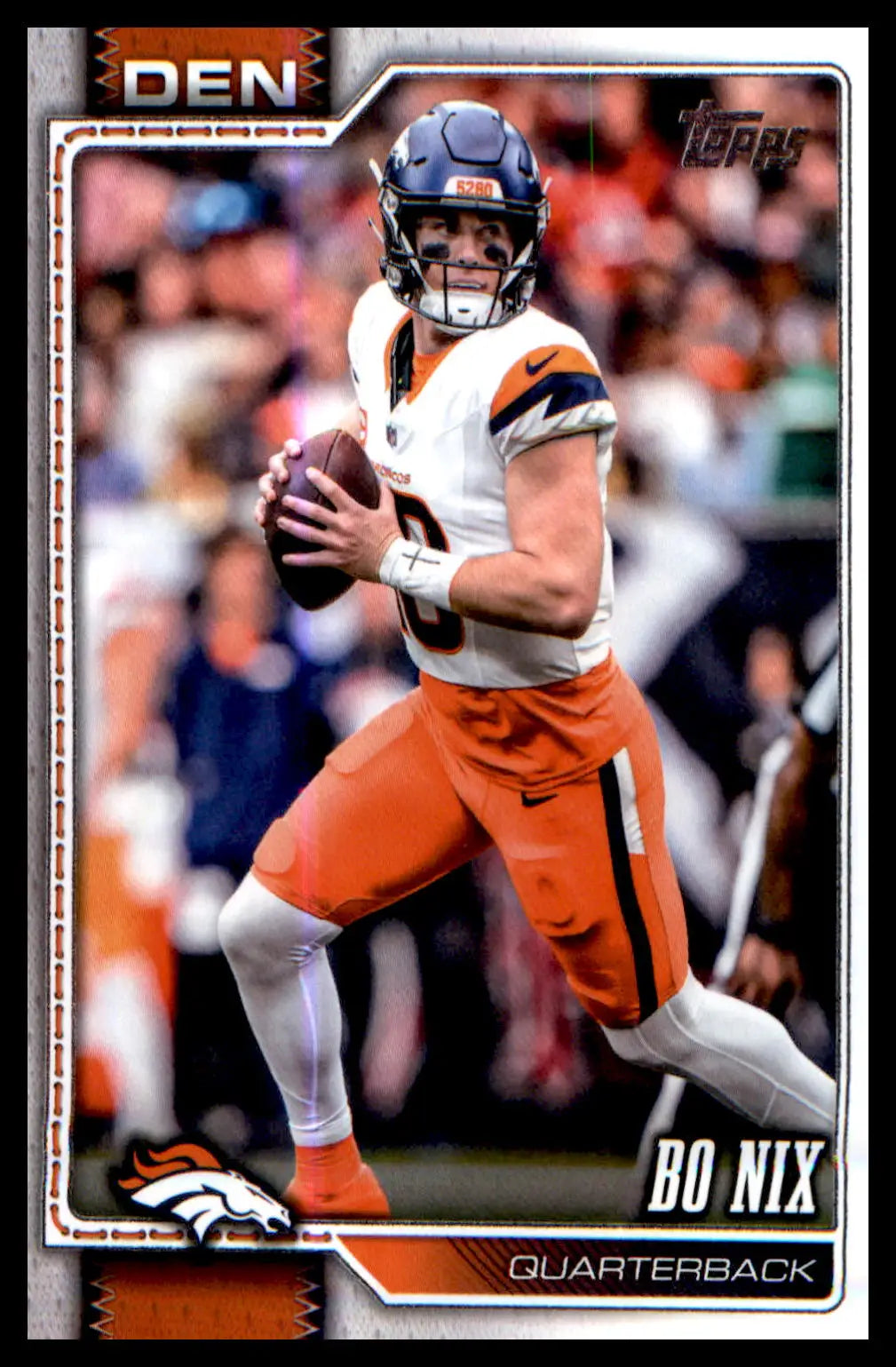 2026 Topps Flagship Football #58 Bo Nix - Football Card Single