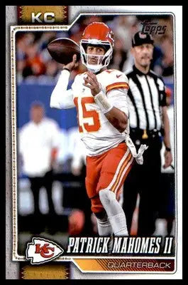 2026 Topps Flagship Football Base #97 Patrick Mahomes II - Football Card Single