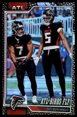2026 Topps Flagship Football Football Border Rainbow Foil #298 ATL Birds Fly - Football Card Single
