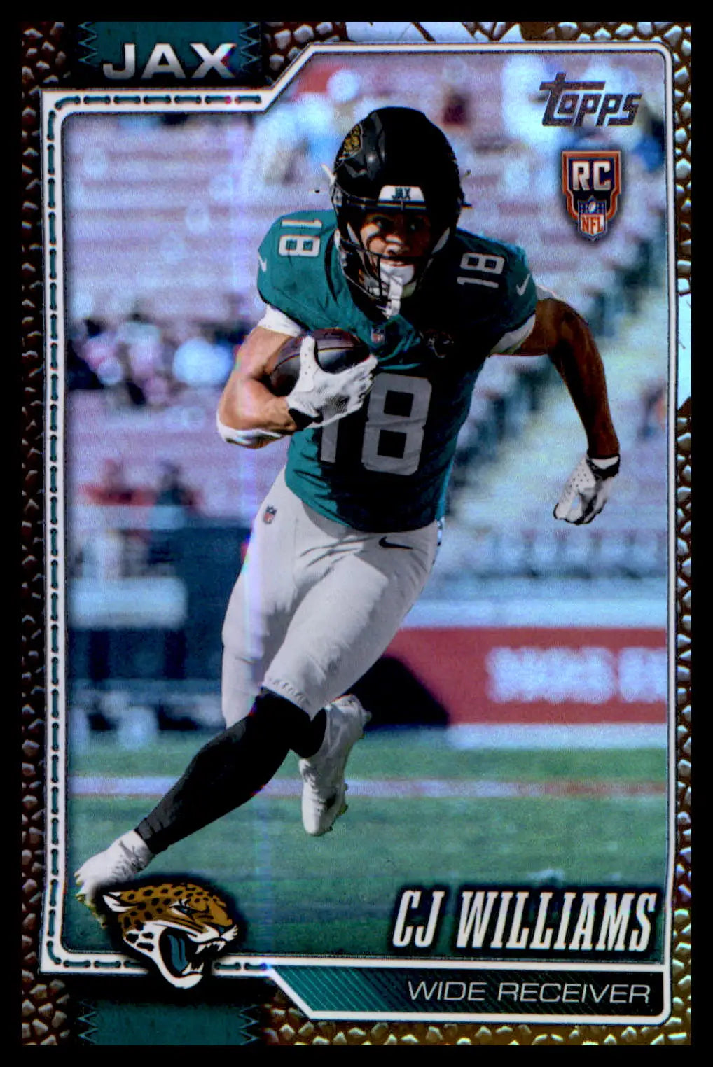 2026 Topps Flagship Football Football Border Rainbow Foil #394 CJ Williams - Football Card Single