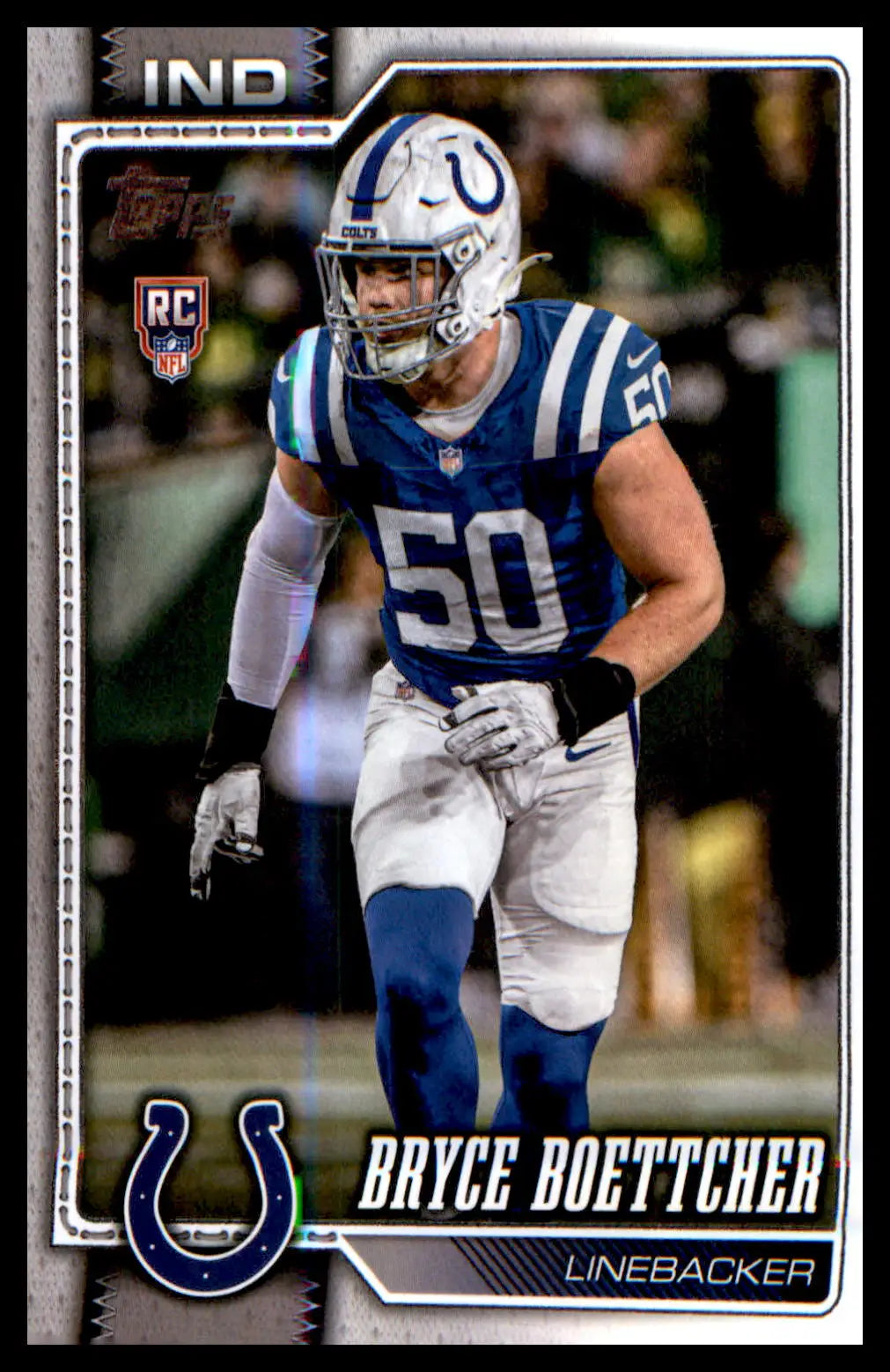 2026 Topps Flagship Football Rookies #371 Bryce Boettcher - Football Card Single